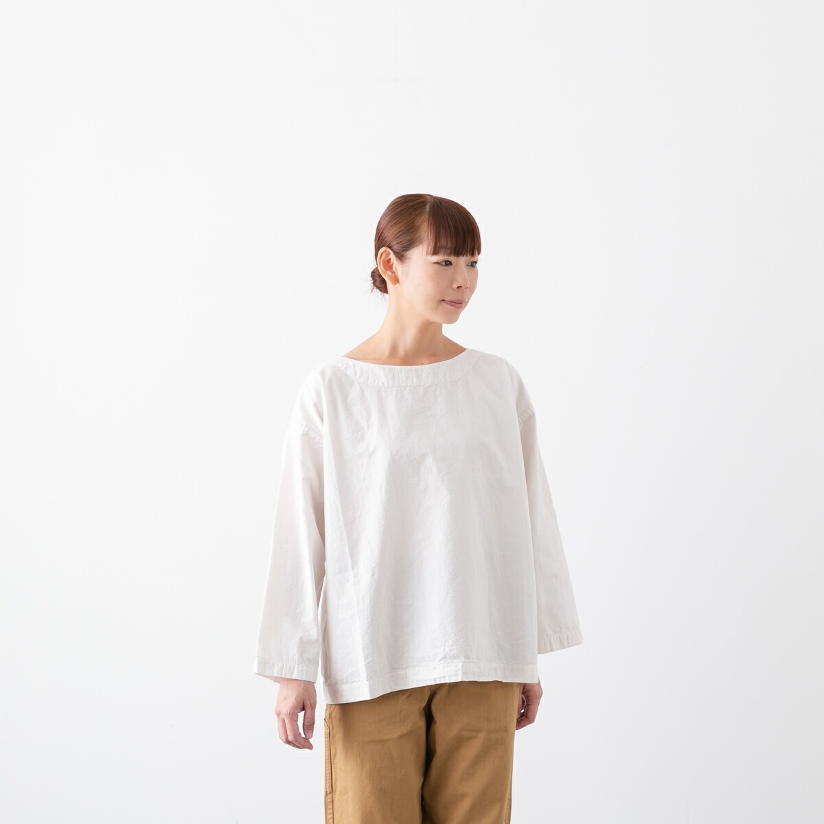 ARMEN アーメン BOAT NECK L/SL SHIRT ボートネック 長袖 プルオーバー 4色 INAM2473PD