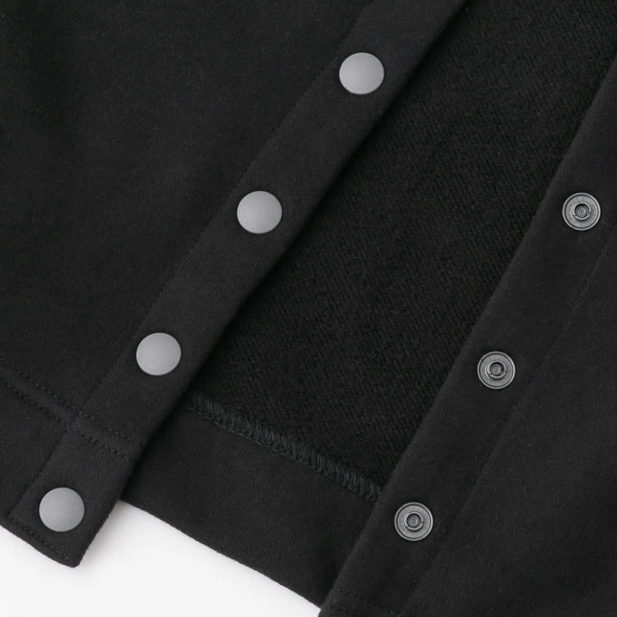 harmonie アルモニ 30/10 裏起毛 裏毛 スナップボタン カーディガン 62590145