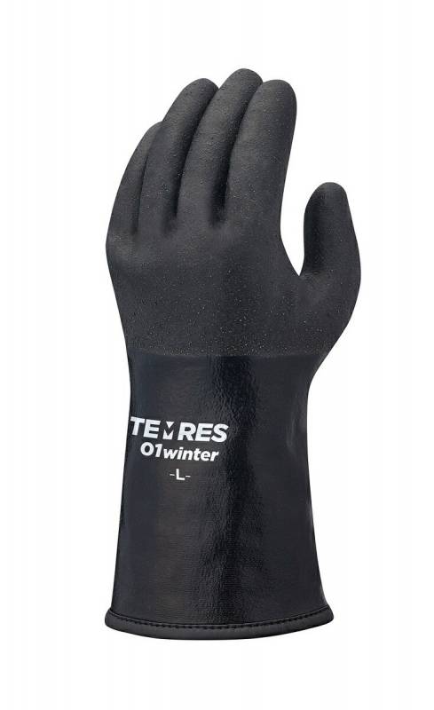 送料無料 TEMRES 01Winter 防寒テムレス01 黒 ブラック ショーワグローブ クロテム 黒テム 282-01 ウィンター  TEMURESU【M/L/LL/3L】
