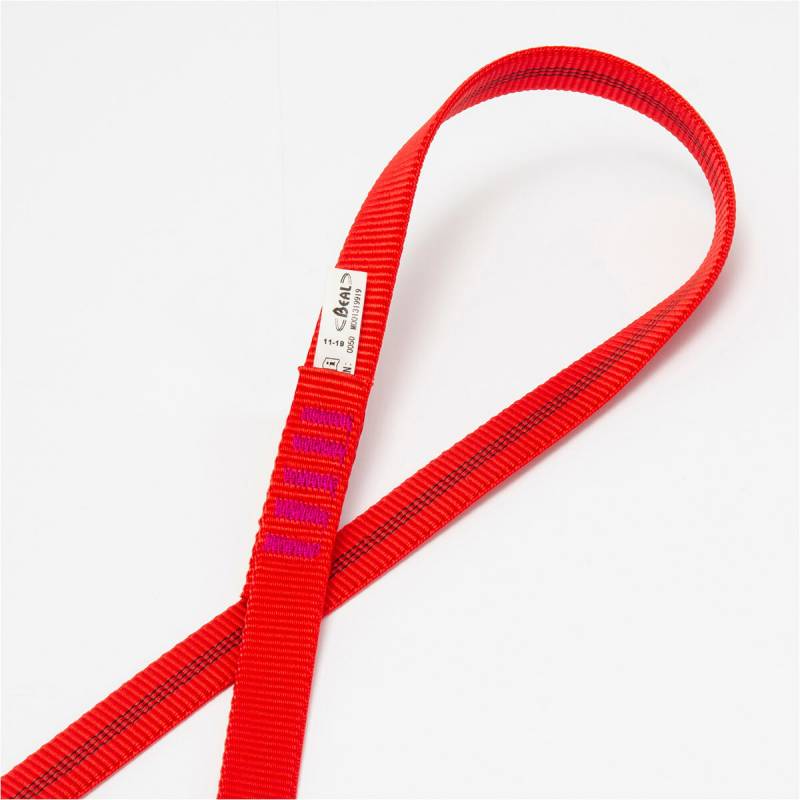 ベアール　BEAL　18mmフラットベーシックスリング　150cm  レッド 22KN BE15011【メール便対応】(P5)