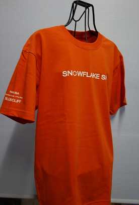 スノーフレークスキー　ブルークリフ　オリジナルTシャツ【メール便対応】