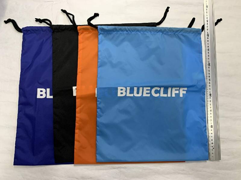 ブルークリフ　オリジナル ナイロンシューズケース小物入れ 巾着バッグ 縦43cm 横34cm【メール便対応】