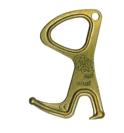 Kong コング MIUSI ミウシ 栓抜き キーホルダー 銅製 ブロンズ製 2次感染防止ツール  銅 イタリア製 アウトドア メール便対応 ２次接触感染 マルチフック