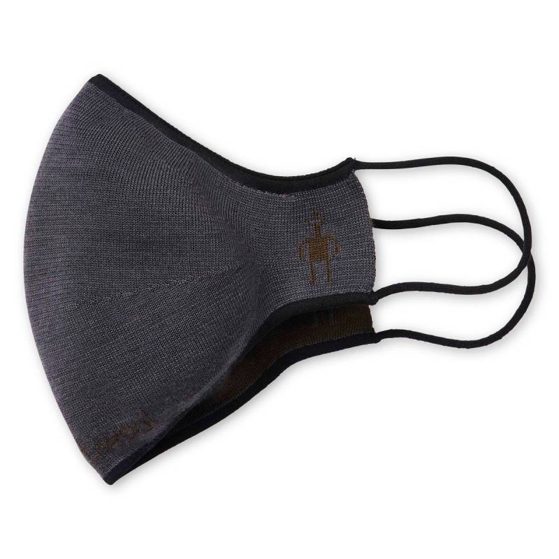 スマートウール　イントラニットメリノフェイスカバー　マスク ブラック  アウトドア用メリノウール製マスク