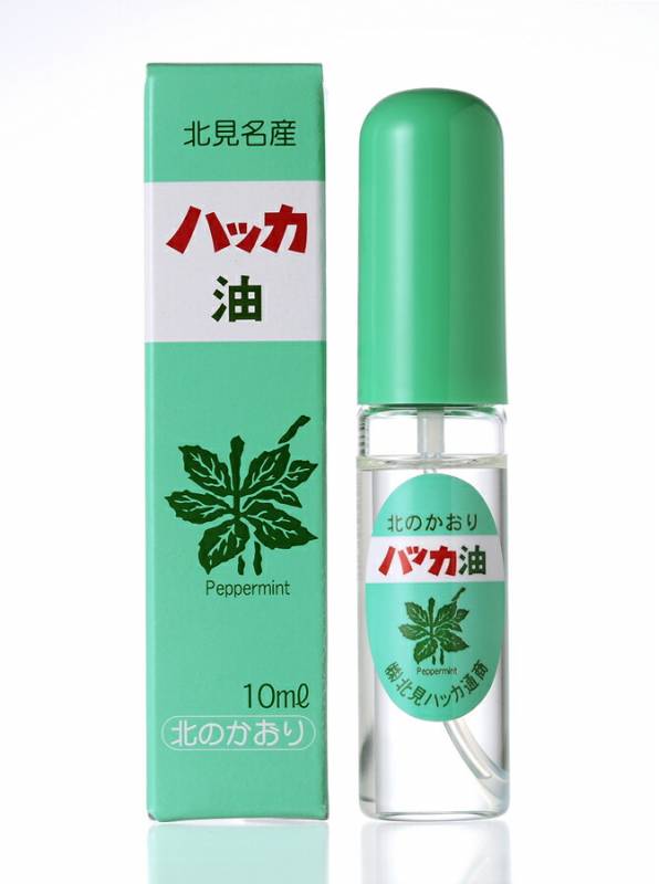 北見ハッカ通商　天然ミント　ハッカ油スプレー5個セット メール便送料無料 ハッカスプレー 10ml