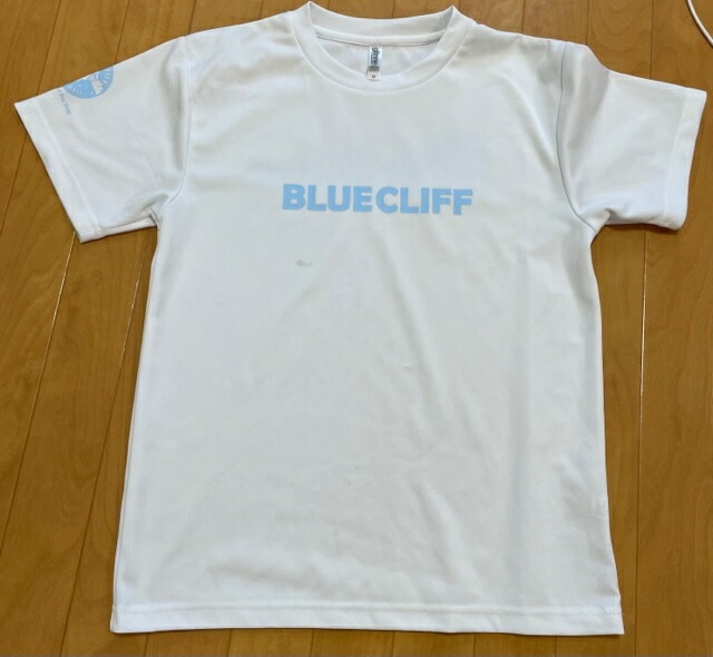 ブルークリフ Tシャツ 白馬三山バックプリント 速乾ドライシャツ【メール便対応】