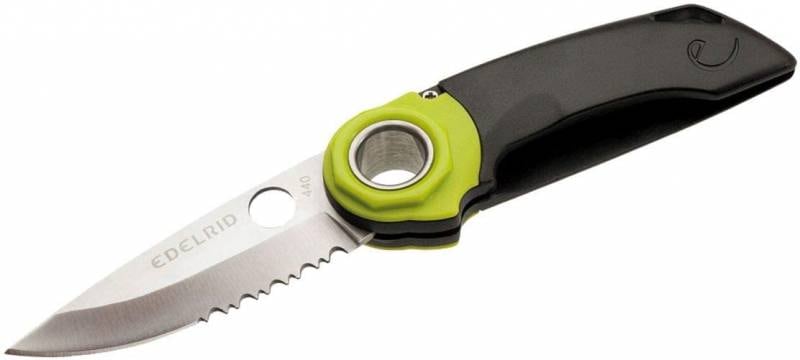 EDELRID(エーデルリッド) クライミングナイフ ロープツース ER73470 カラビナホール付き ナイフ ロック機能付き