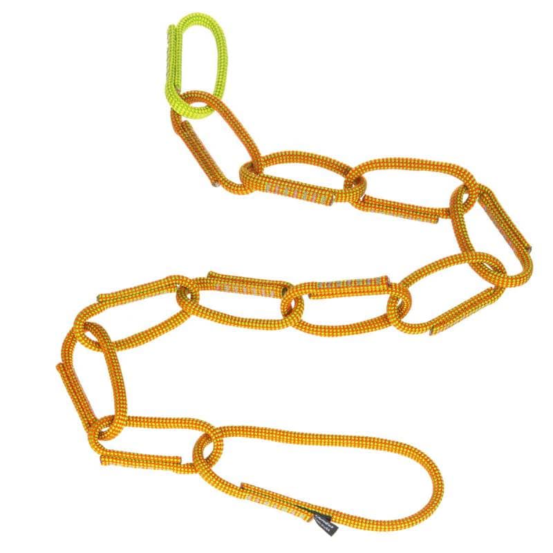 Metolius(メトリウス) ダイナミックデイジーチェーン  レッド・グリーン 160cm ME16609  | クライミング 道具 クライミング用品 ロッククライミング 登山 登山用品 登山用具 登山グッズ セルフビレイ ビレイ ロープクライミング パーソナルアンカーシステム