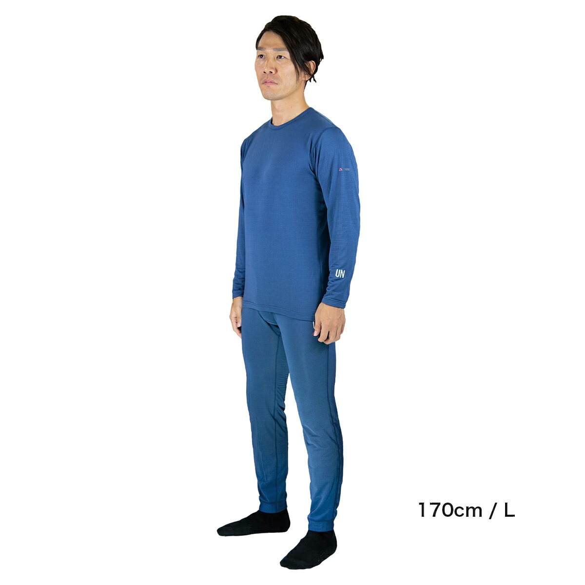 UN1000CrewNeckUnderwearクルーネックアンダーウェア【チャコール/ネイビー/レッド】
