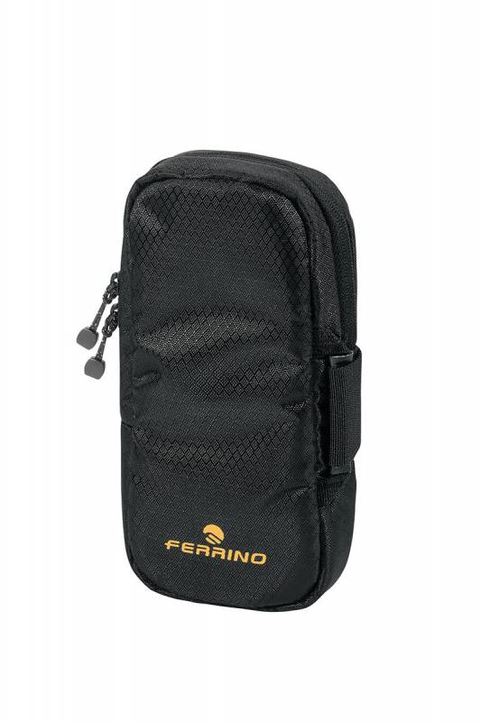 FERRINO フェリーノ HIGHWAY phone holder（ハイウェイ・スマホホルダー）ブラック スマートフォン iPhone ケース バックパックに簡単取付 72058