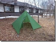 ヘリテイジ クワッドサルーン(Quad Saloon)グリーン 最小重量529g モノポールシェルター(ポールは付属いたしません)【登山 山岳 テント シェルター トレッキング キャンプ】