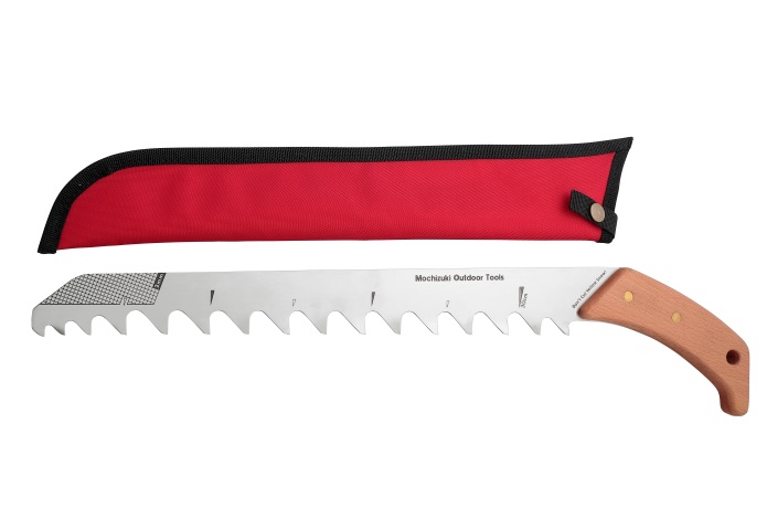 モチヅキ スノーソー ステンレス＋天然木 刃渡り あさり付き 【刃340mm 全長470mm】12102 (MOCHIZUKI)