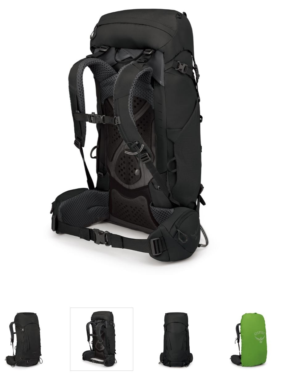 オスプレイ ケストレル38 L/XL ブラック 2023 オスプレー OSPREY