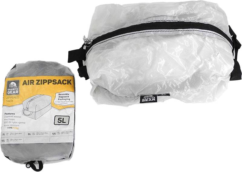 グラナイトギア(GRANITE GEAR) エアジップサックXXS 5L ホワイト（５Ｌ）【メール便対応】(2210900170)