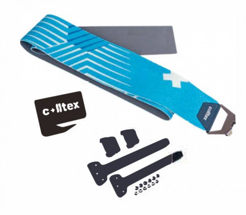 コールテックス トディ カムロックセット 195cm×140mm スキー長195cmまで対応 18874 TODI （ヘキサゴン トップ＆テール仕様）モヘア ナイロン シール スキン 糊タイプ  スイス製 クライミングスキン スキーシール