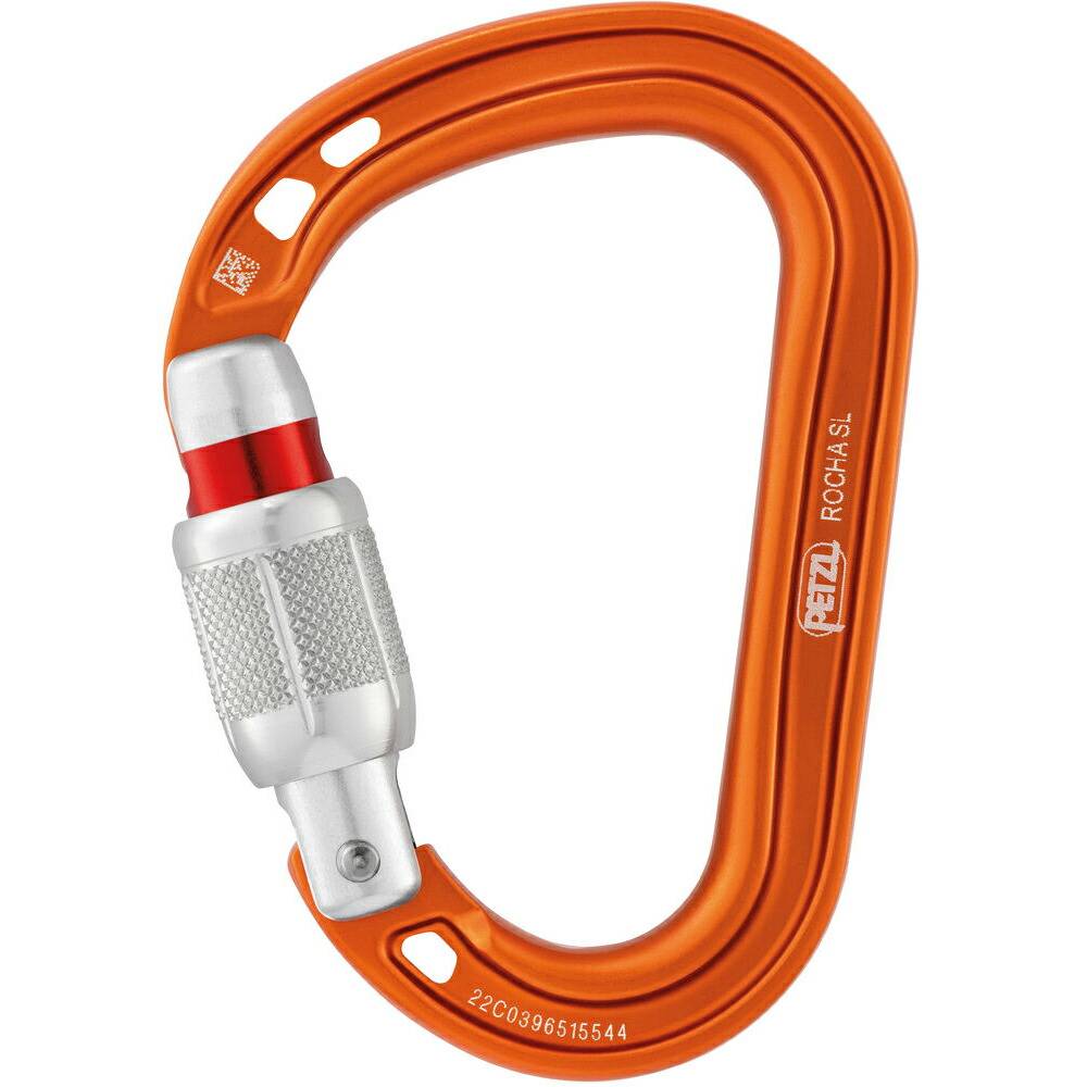 ペツル Petzl ロシャ オレンジ 洋ナシ型スクリューロック式