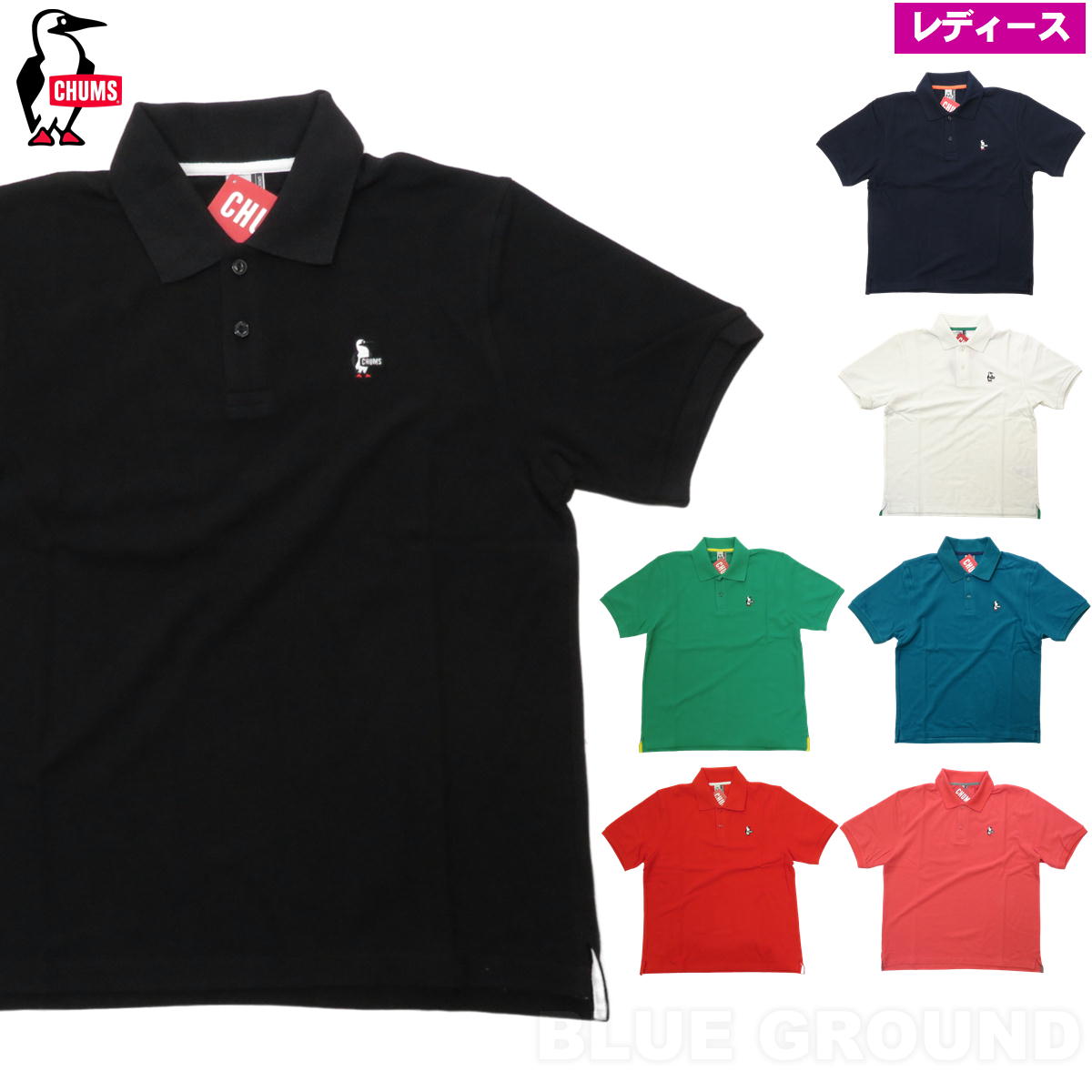 ����ॹ / �֡��ӡ� �ݥ������ ��ǥ����� �� Ⱦµ ���� �� ���λ� �֥��� �����ȥɥ� ������� CHUMS CH12-1190