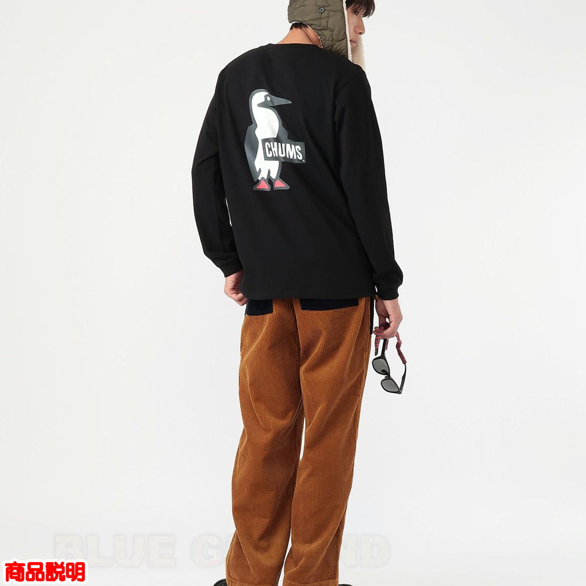 ����ॹ/�֡��ӡ����� �֥�å����LST����� ��� �� Ĺµ ���� �ݼ� �ѥå��ץ��� ���롼�ͥå� ���󥰥��꡼�� CHUMS CH01-2668