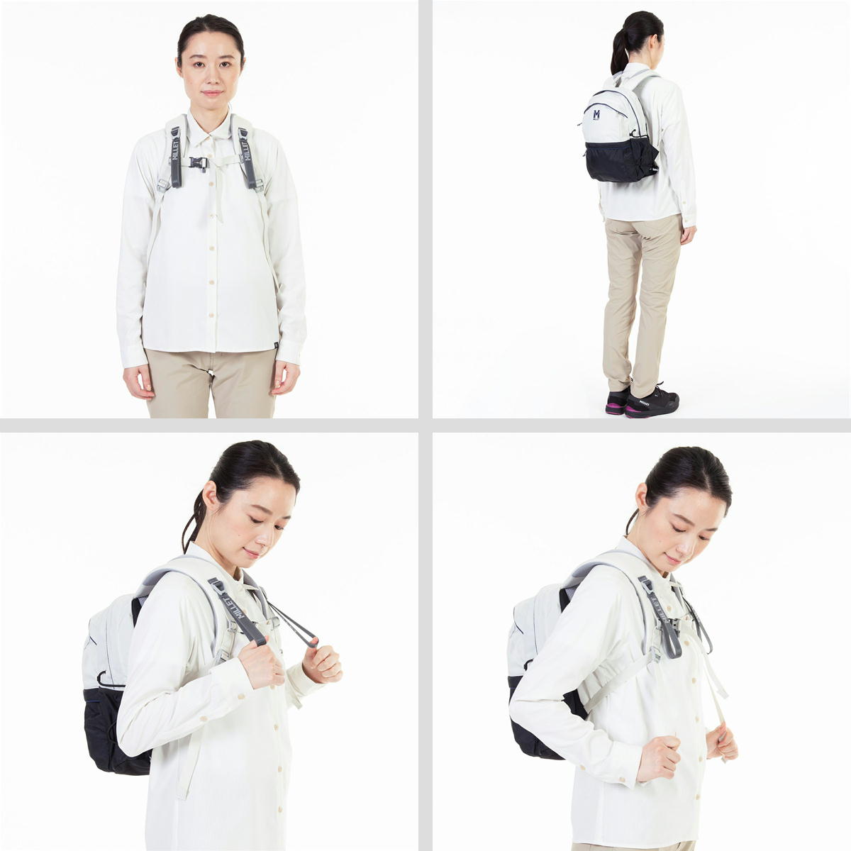 �ߥ졼 / �ץ�� NX 14 �� ���å� �Хå��ѥå� ��� �л� �ȥ�å��� ������ �ϥ����� ���������� MILLET MIS0762