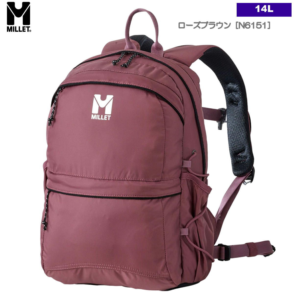 �ߥ졼 / �ץ�� NX 14 �� ���å� �Хå��ѥå� ��� �л� �ȥ�å��� ������ �ϥ����� ���������� MILLET MIS0762