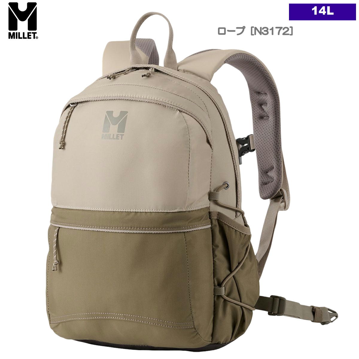 �ߥ졼 / �ץ�� NX 14 �� ���å� �Хå��ѥå� ��� �л� �ȥ�å��� ������ �ϥ����� ���������� MILLET MIS0762