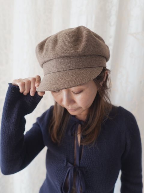 ＜select＞twill marine cap