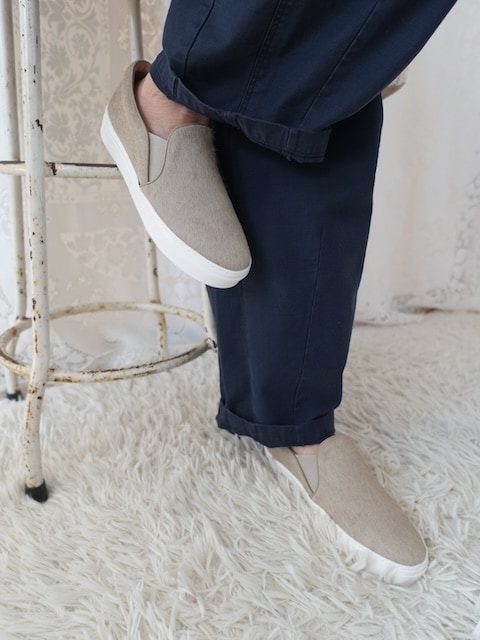 ＜MOHI＞SmoothLeather＆HarakoSliponssShoes