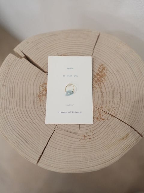 ＜Treasured Friends＞LarimarHoopPierce