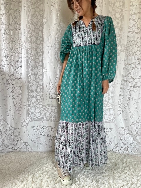 ＜Lia＞ india cotton onepiece