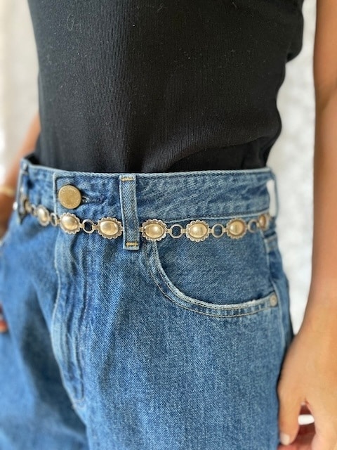 ＜Indian Jewelry＞nickel concho belt