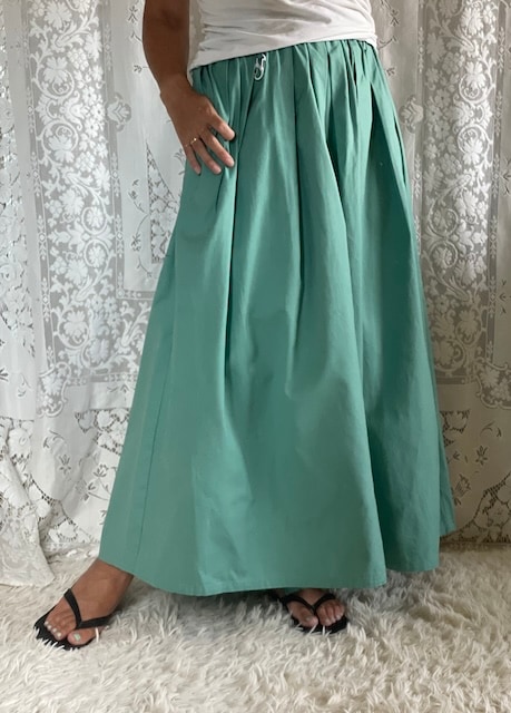 ＜AOAP＞oxford easy long culotte