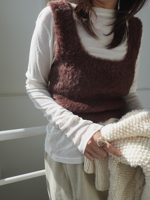 ＜GBLUE＞soft sheer tops