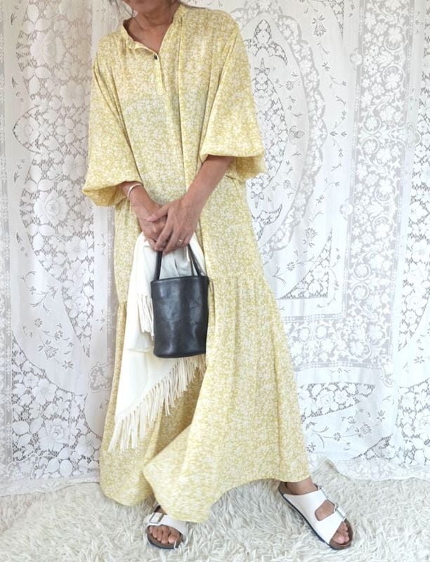 ＜GBLUE＞Flower Print Dress