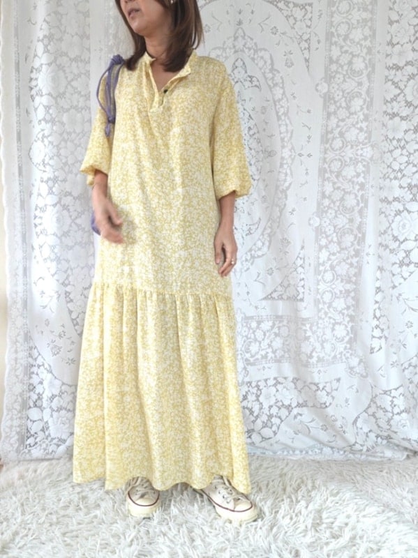 ＜GBLUE＞Flower Print Dress