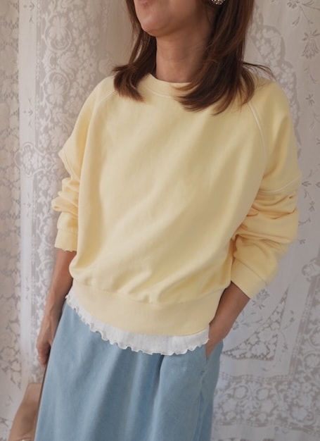 ＜GBLUE＞pigment sweat tops