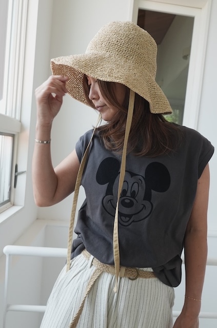 ＜select＞paper ribbon hat