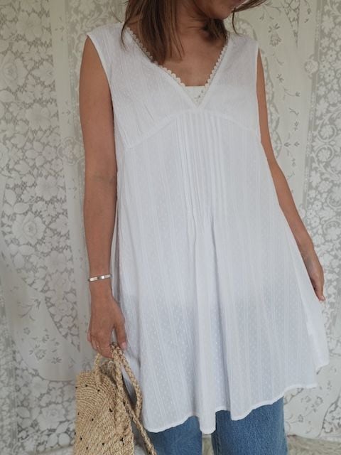 ＜vintage＞cotton tunic