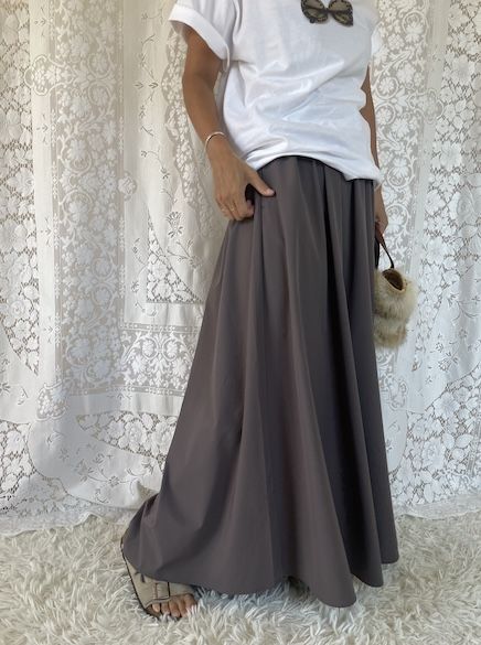 ＜GBLUE＞cool tuch skirt