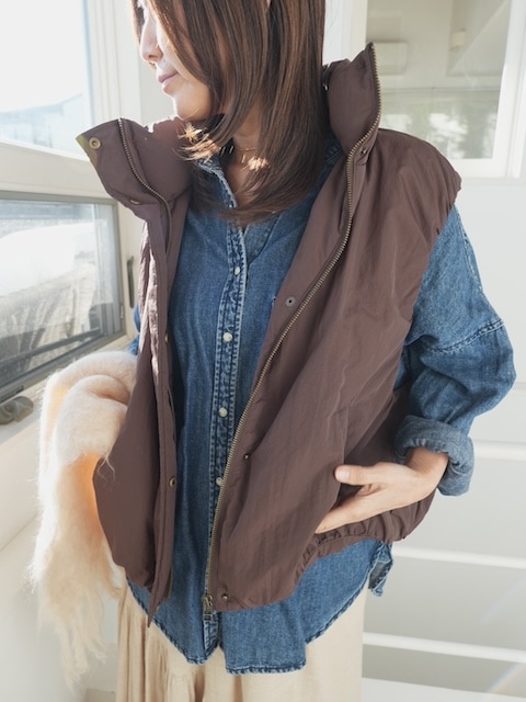 ＜select＞puff gather blouson best