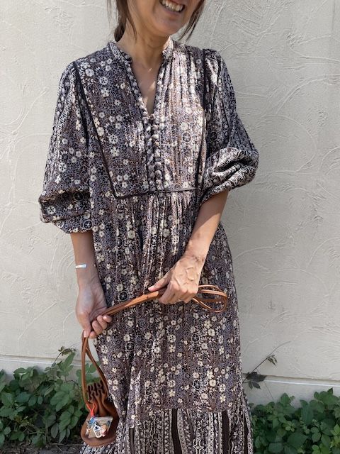 ＜Sara Mallika＞Flower Print Dress