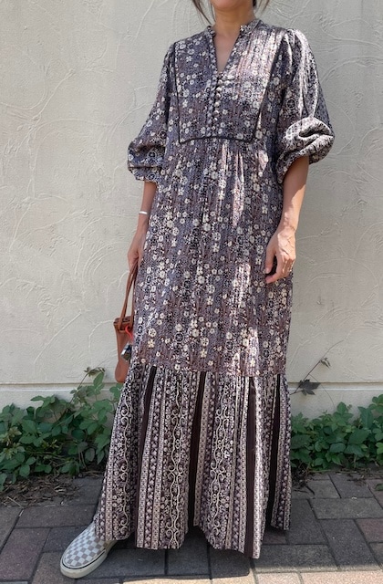 ＜Sara Mallika＞Flower Print Dress