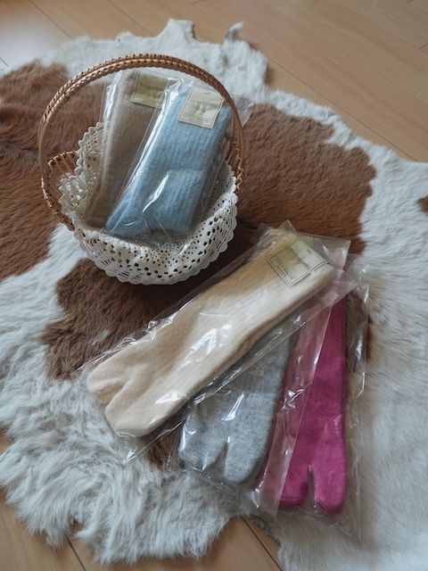 ＜select＞alpaca mix tabi socks