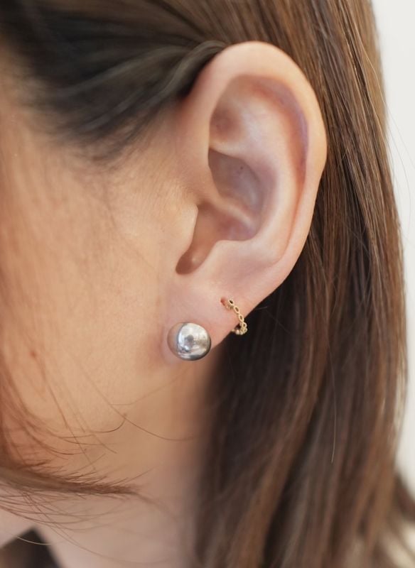 ＜Indian Jewelry＞M silver ball pierce
