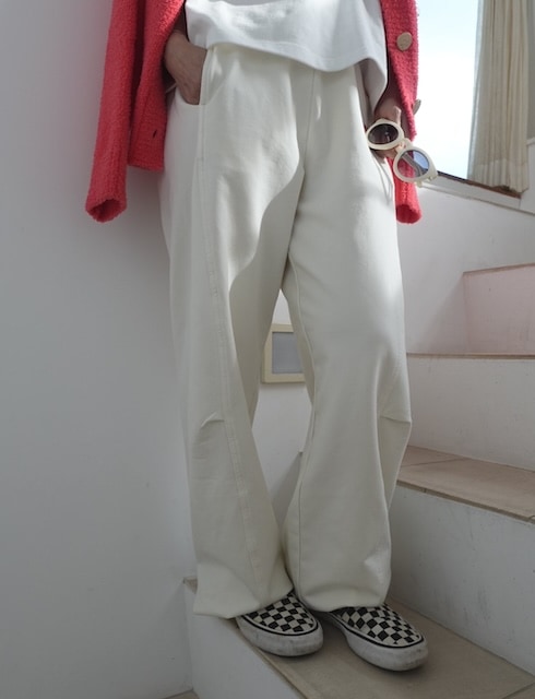 ＜select＞sweat barrel pants