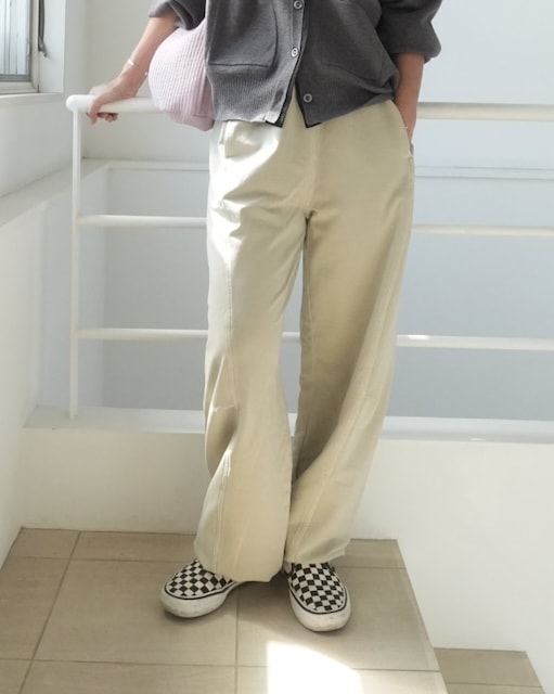 ＜select＞sweat barrel pants