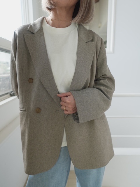 ＜select＞lace cuff jacket