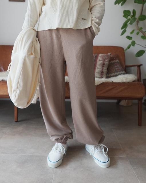 ＜select＞botanical dye sweat pants