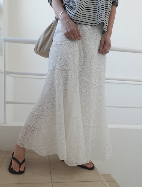 ＜select＞mermaid lace skirt