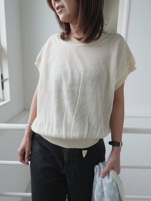 ＜select＞cool touch sheer tops