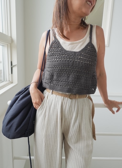 ＜select＞crochet knit bustier